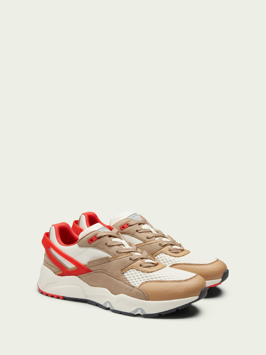 Wavy Suede Running Sneaker