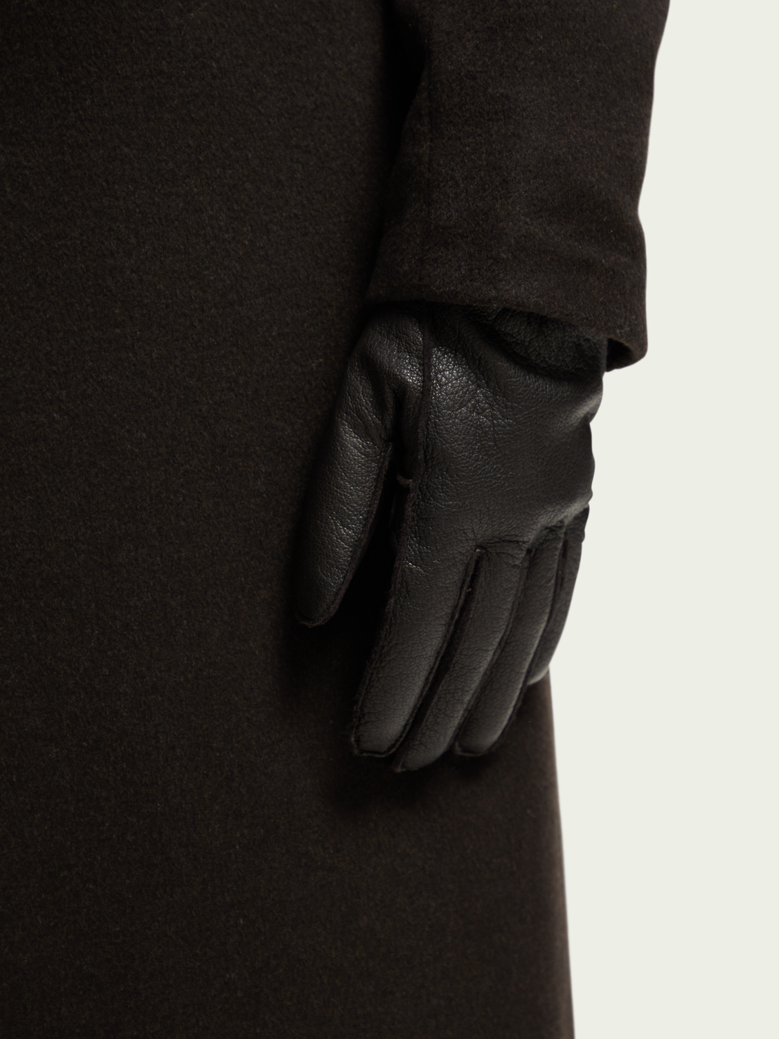 Grain Leather Gloves