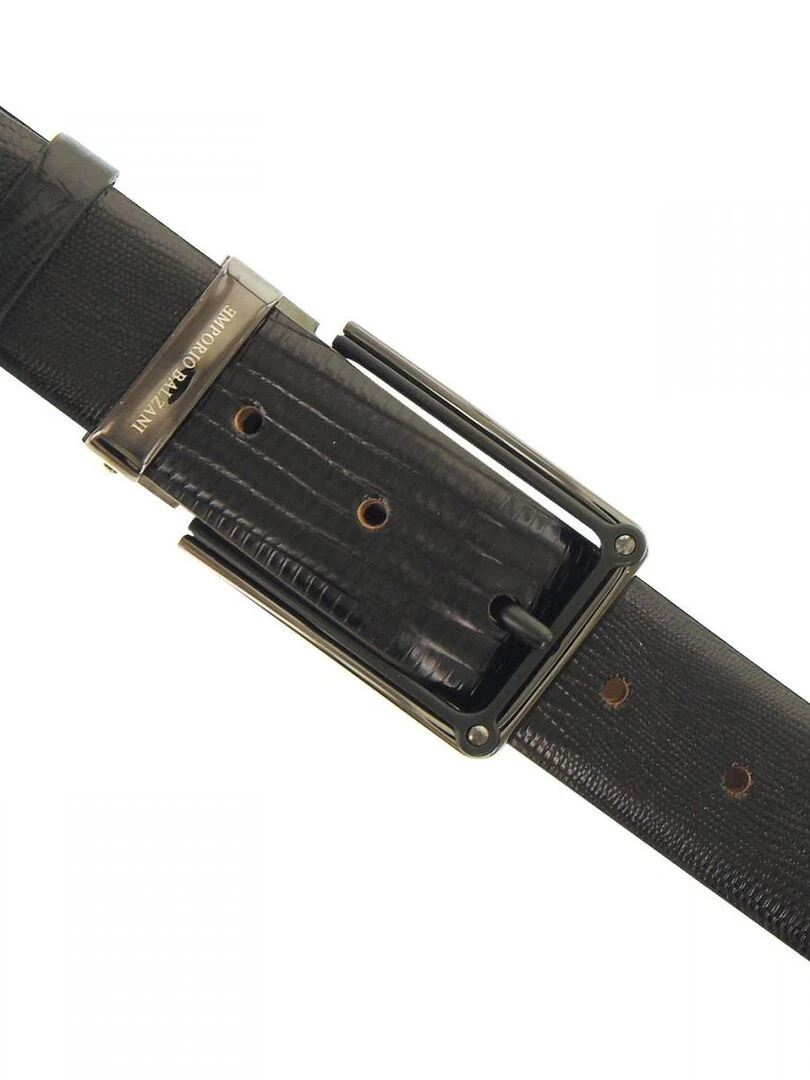 Ceinture cuir SNAKE Noir