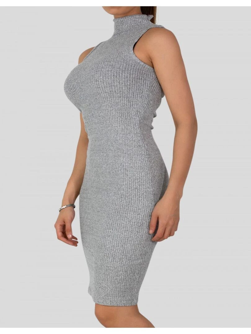 Robe longue Kebello Gris