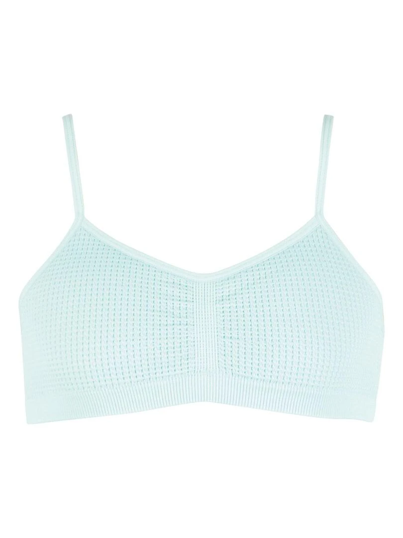 Brassière à coques amovibles fille Sans Couture Fashion Fille Bleu turquoise