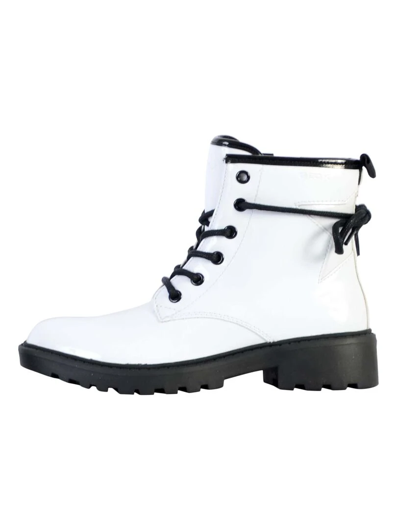 Bottine à Lacets Enfant Geox Casey Blanc