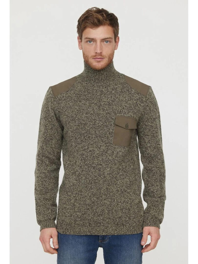 Lee Cooper Pull manches longues polyester regular CENO Kaki