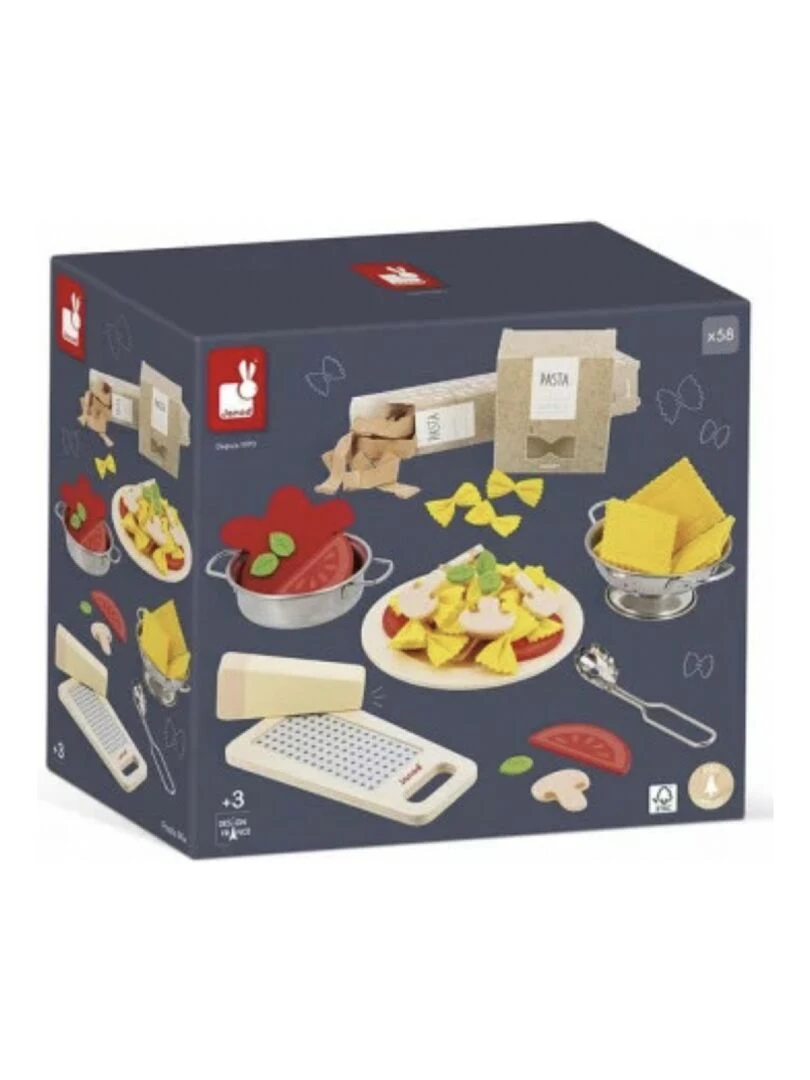 Pasta Mix Jeu D Imitation En Bois Et Feutrine   N/A