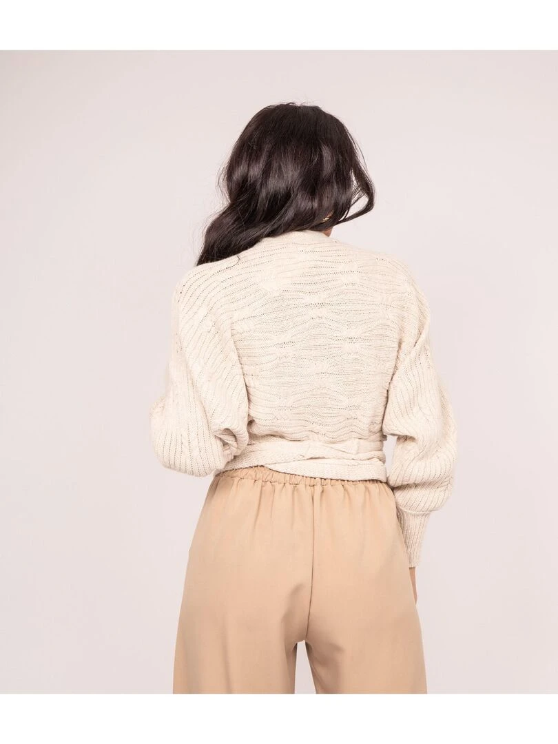 Gilet cache coeur KAILYN   Beige