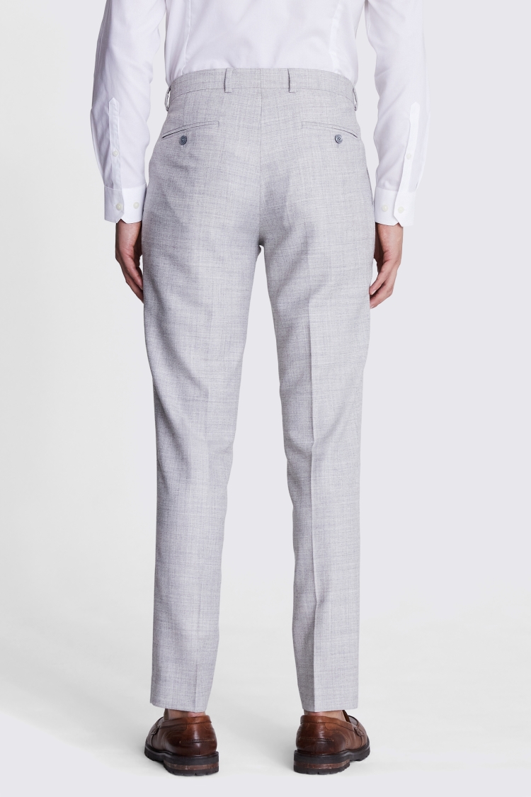 Slim Fit Light Grey Trousers Buy Online at Moss