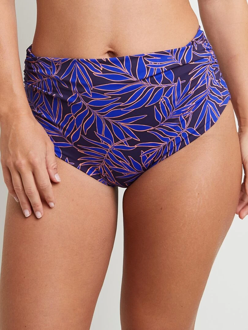 Maillot de bain culotte haute Moon RougeGorge Lingerie Bleu Multicolore