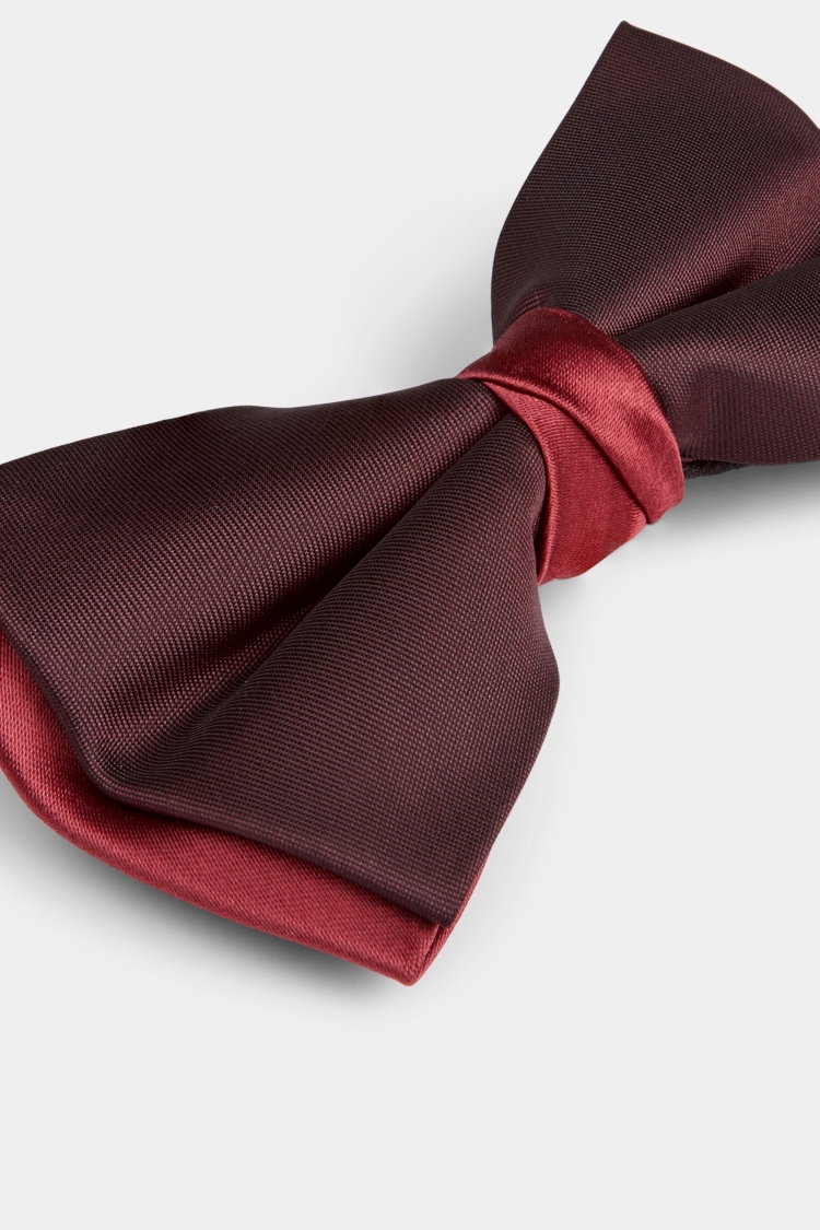 Wine Contrast Contrast Bow Tie Buy Online at Moss