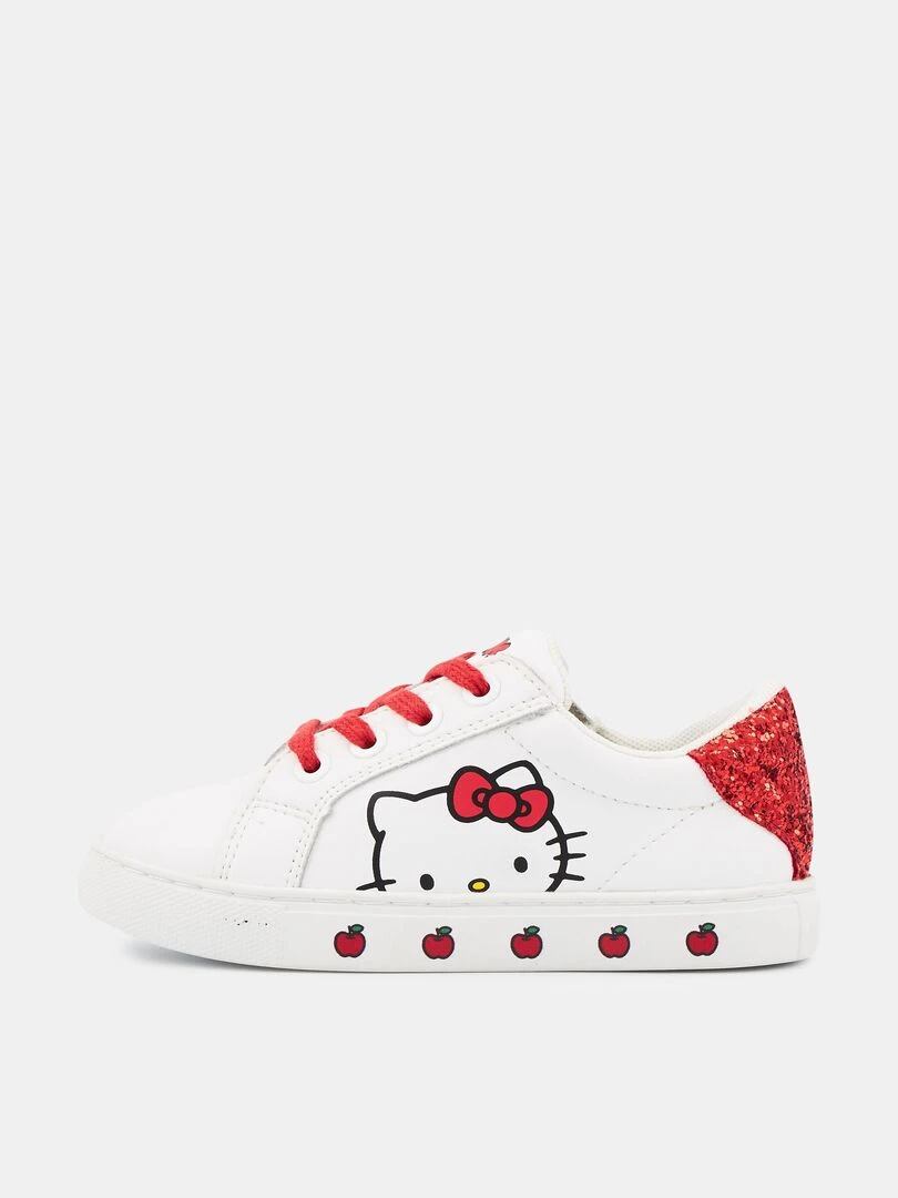 Mini Simone Hello Kitty Glitter Rouge   Blanc