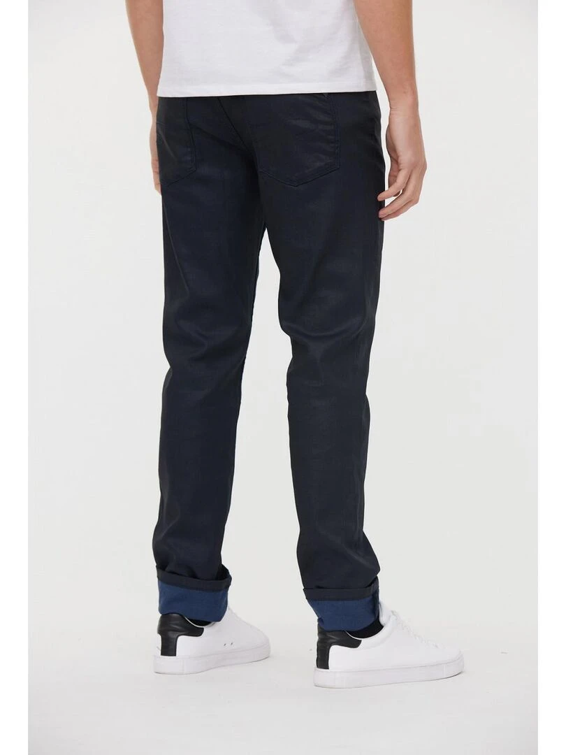 Lee Cooper   Pantalon coton straight LC122ZP   Bleu marine