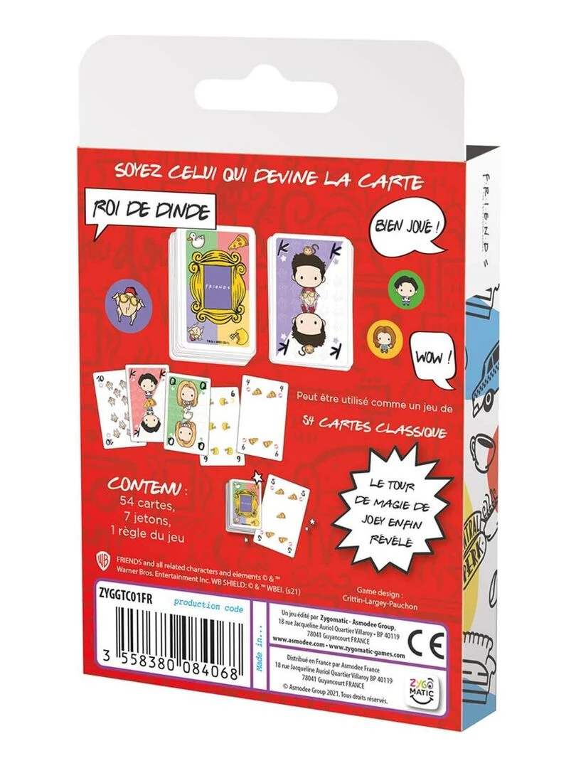 Jeu de cartes Friends : Devine la carte !   N/A