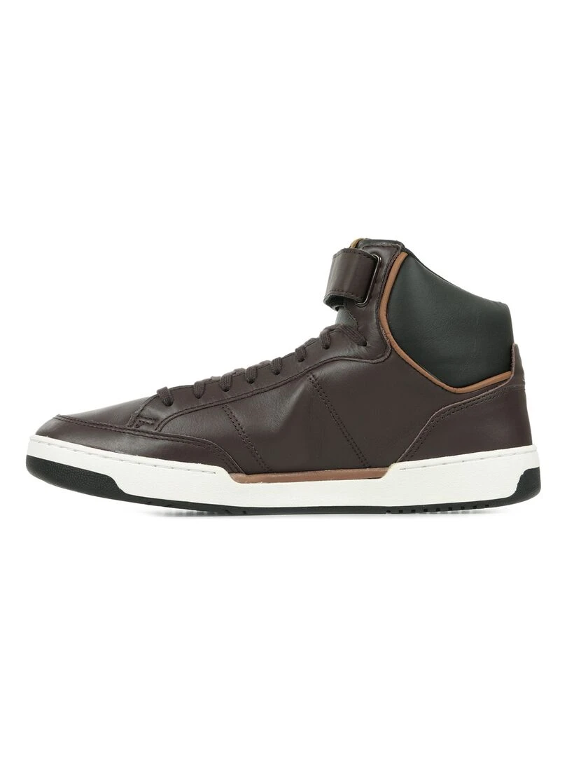 Baskets Le Coq Sportif Field Leather Mix   Marron