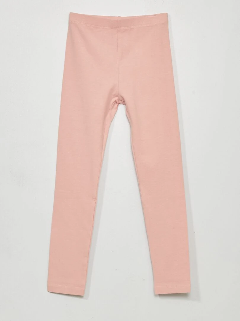 Legging long et stretch rose