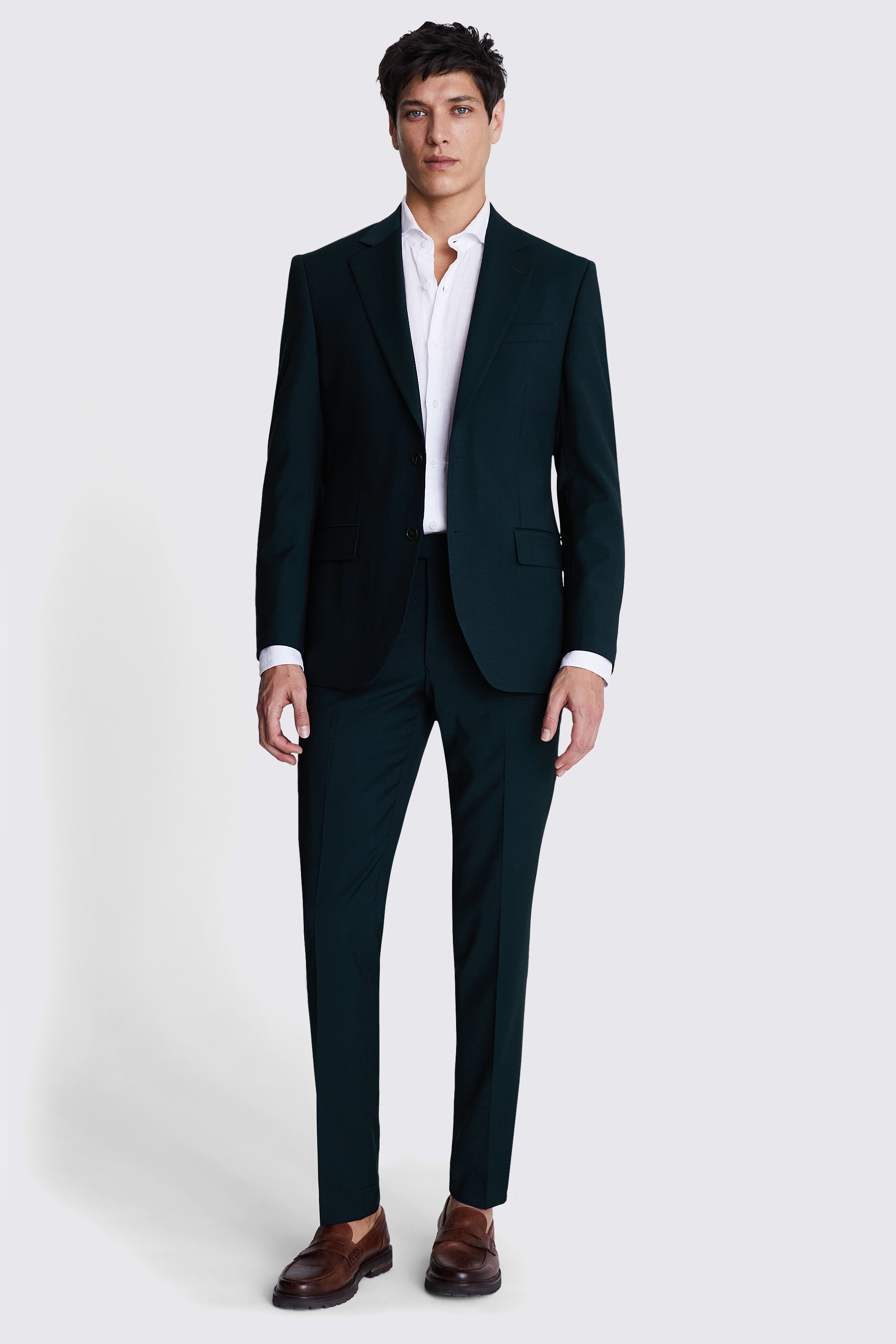 Italian Slim Fit Navy Hopsack Jacket    Buy Online at Moss