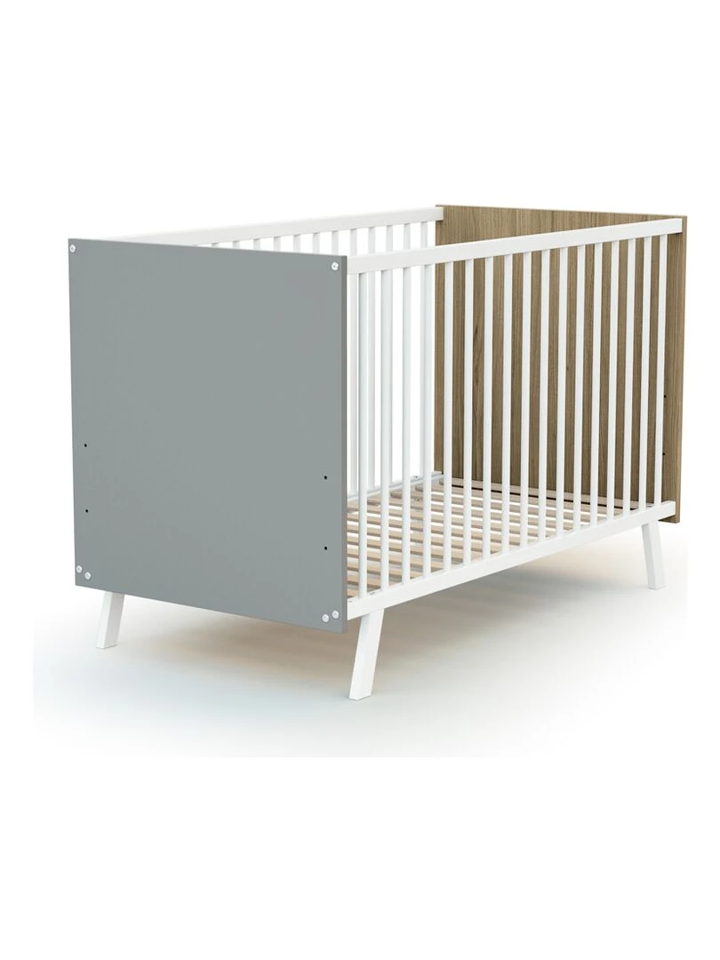 AT4   Lit bébé 60x120 CARNAVAL   Marron foncé