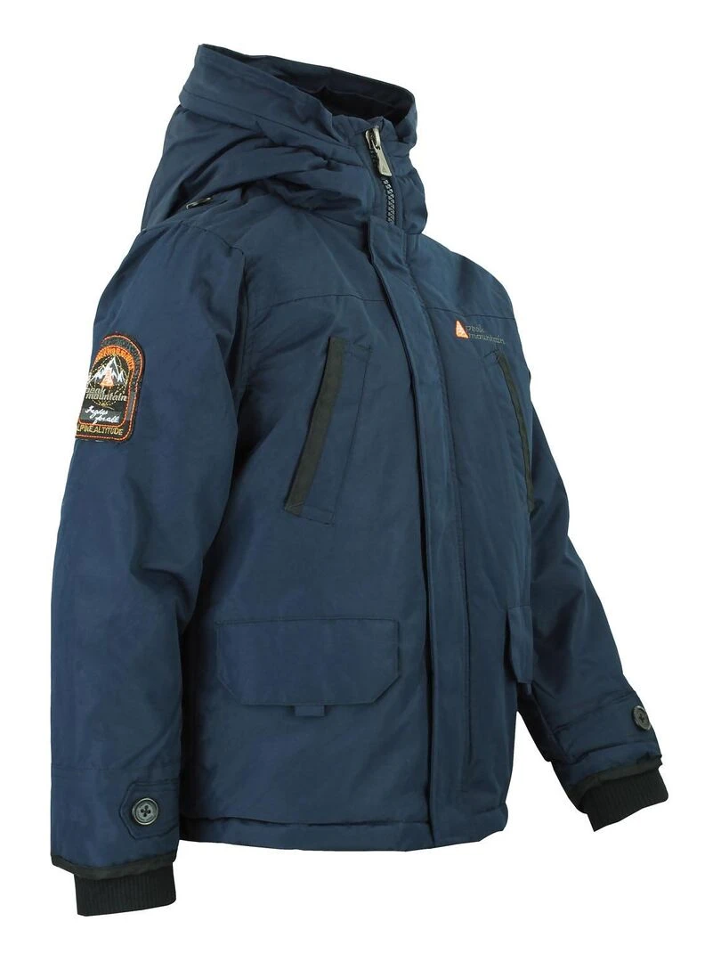 Parka de ski garçon ECAPEAK   PEAK MOUNTAIN   Bleu marine