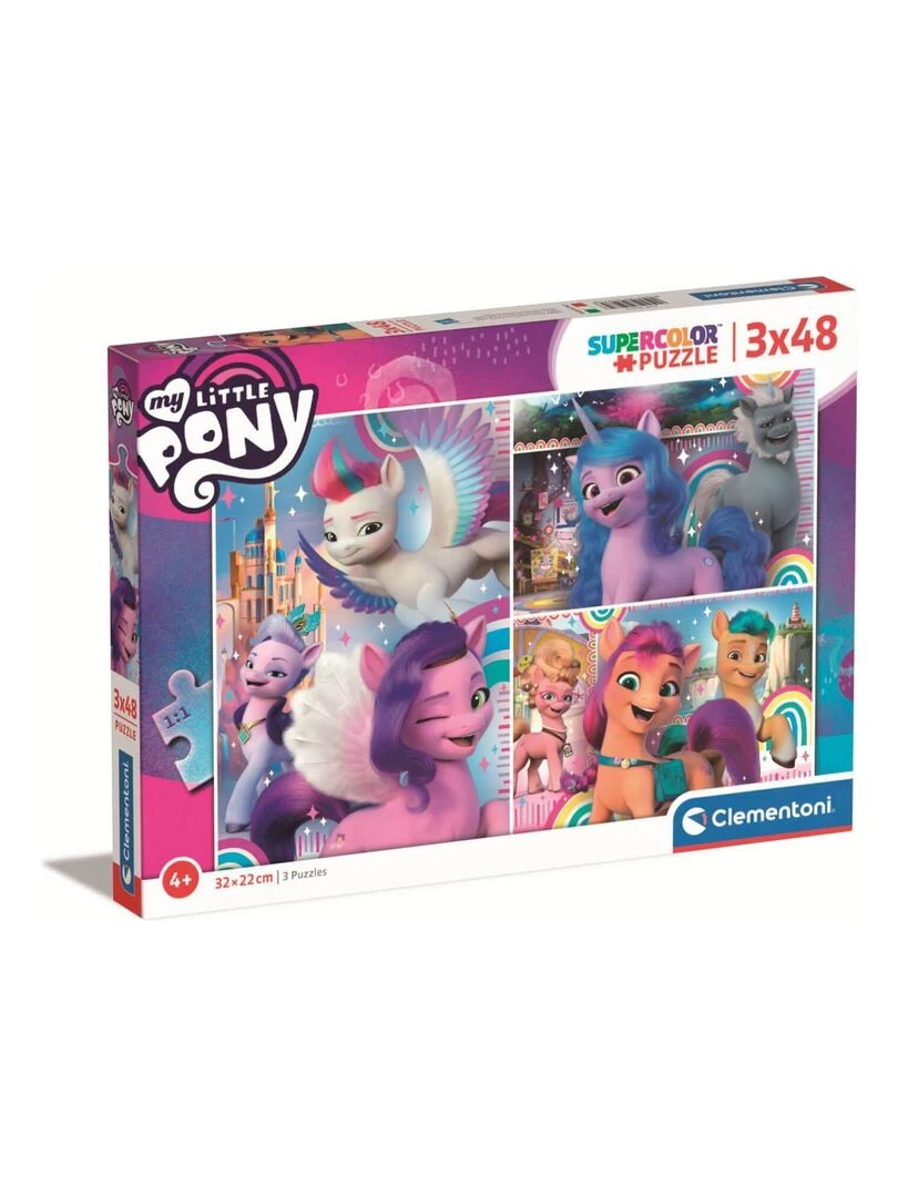 Puzzle 3 x 48 pièces : Mon Petit Poney (My Little Pony) N/A