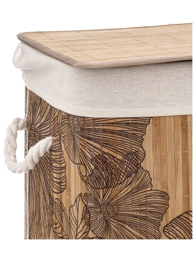 Panier à linge bambou Blackflora Beige