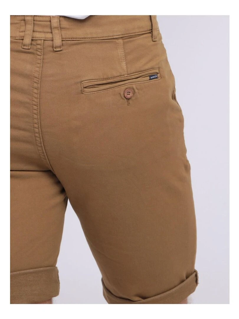 Bermuda chino BAVOLTA   Marron glacé