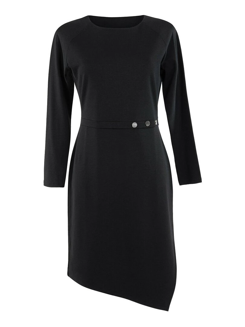 Robe manches longues Estelle noir   Noir