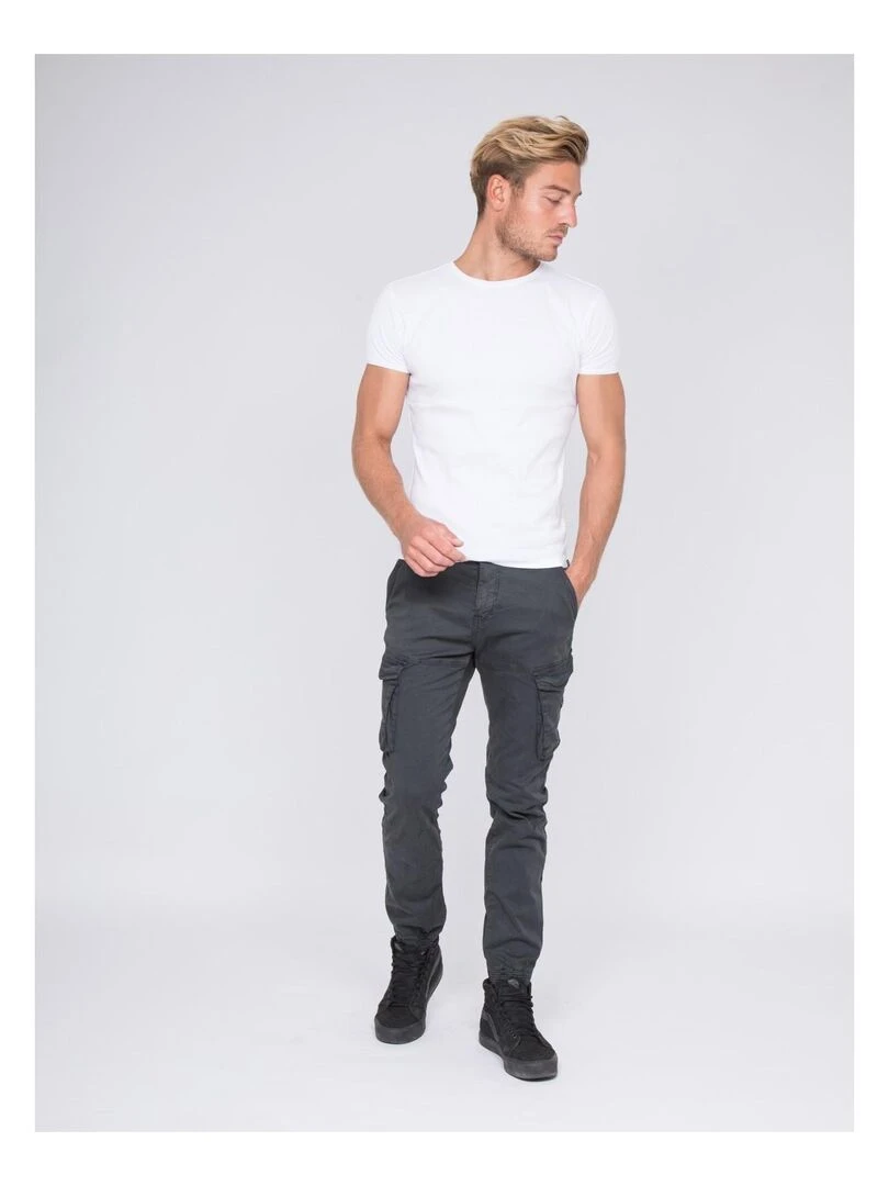 Pantalon battle VAOUR   Gris foncé