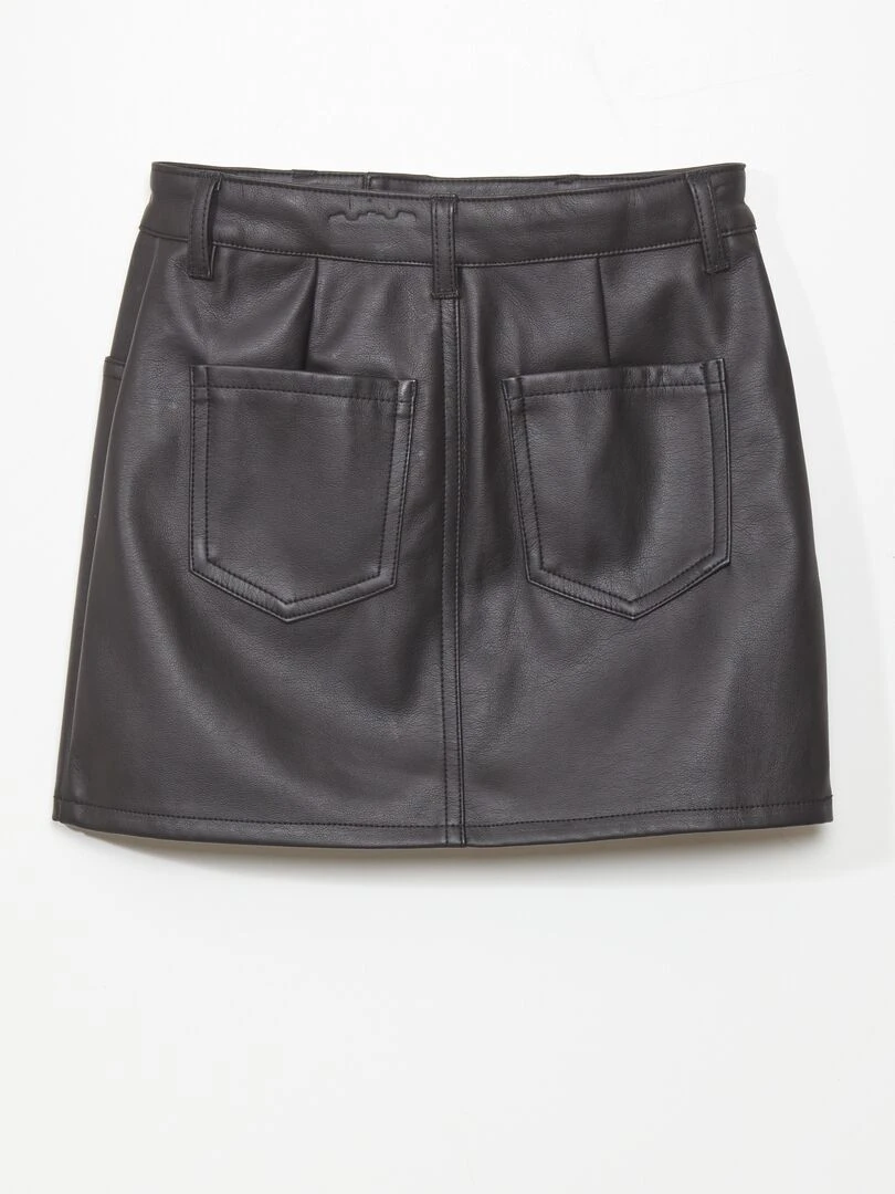 Jupe en simili noir