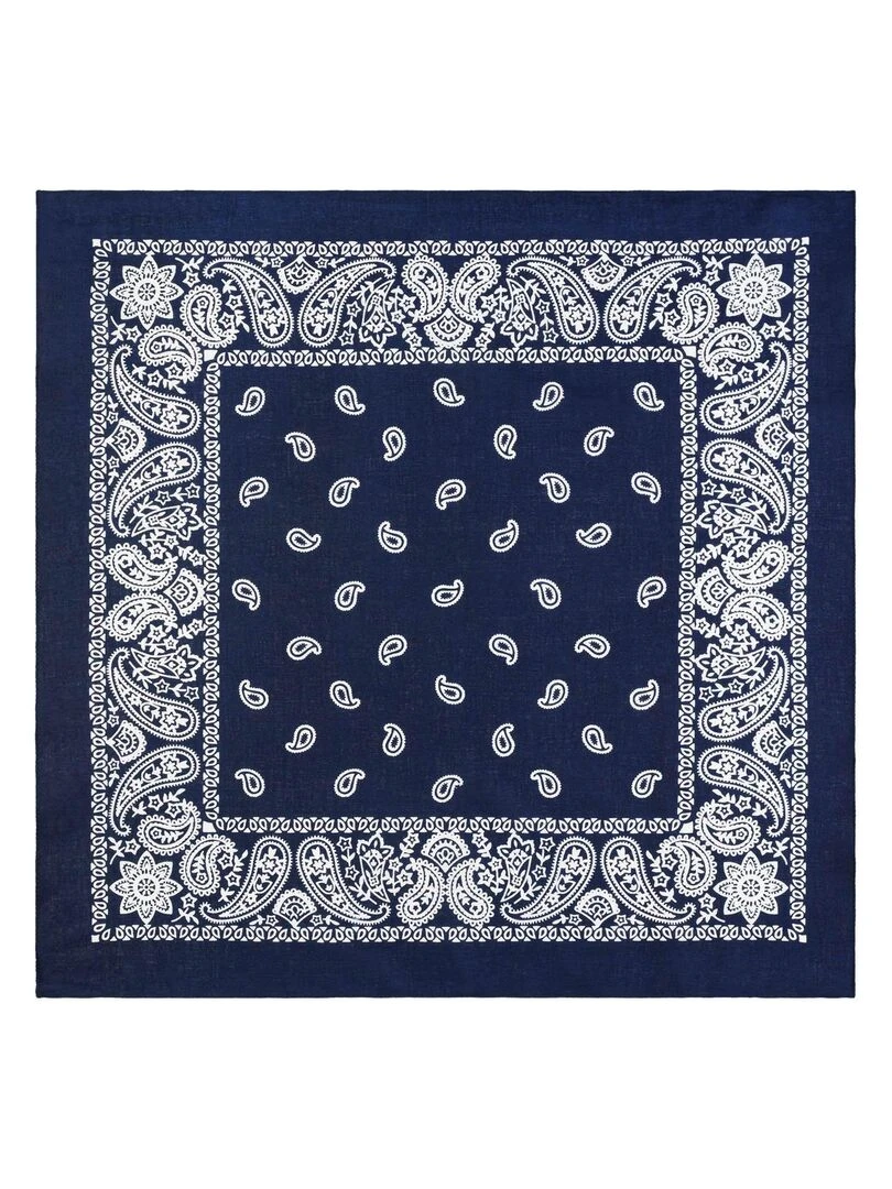 Bandana Coton U.S Premium   Bleu marine