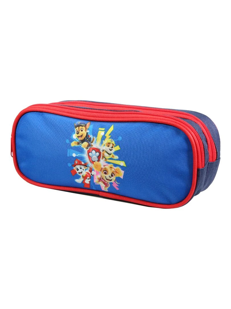 BAGTROTTER Trousse scolaire 2 compartiments Pat'Patrouille Bleue Bleu