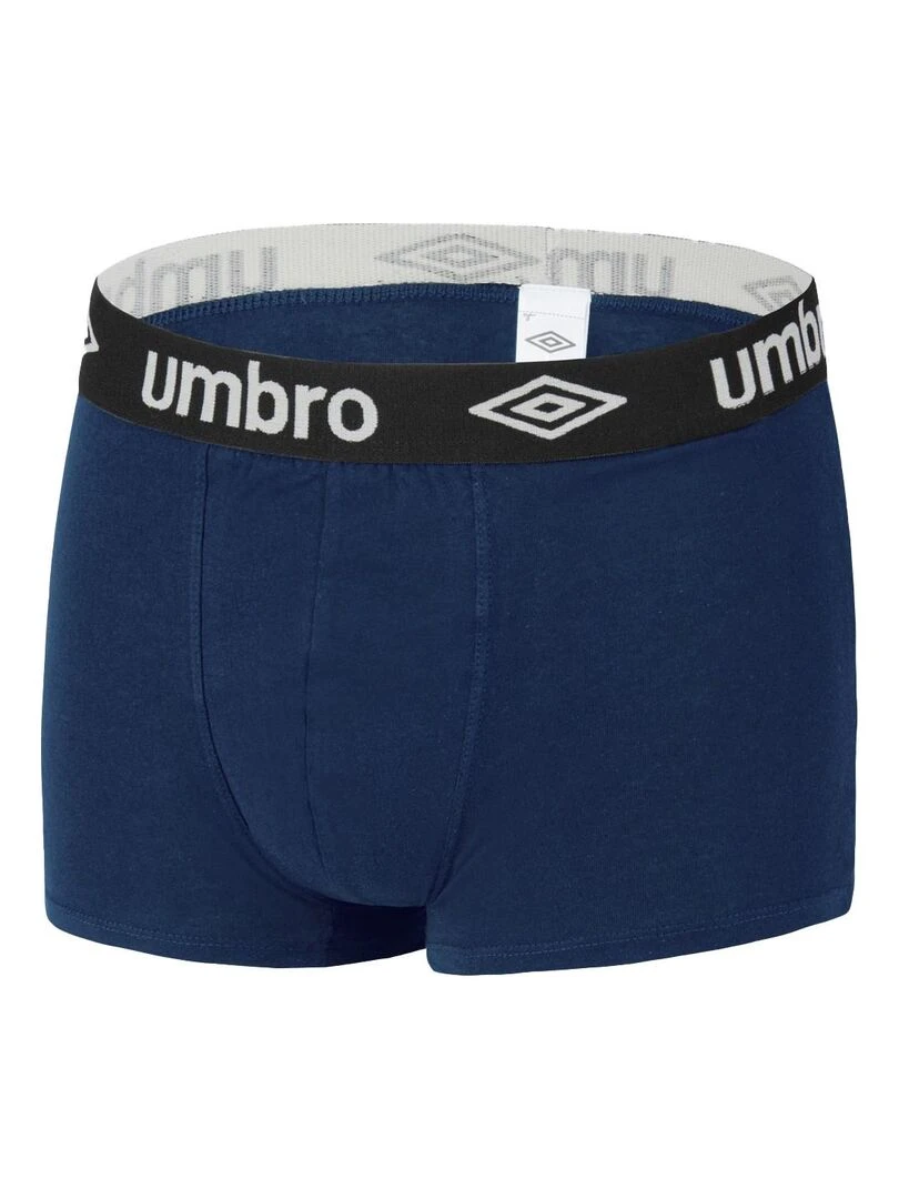 Lot de 3 Boxers coton homme Uni Umbro   Noir
