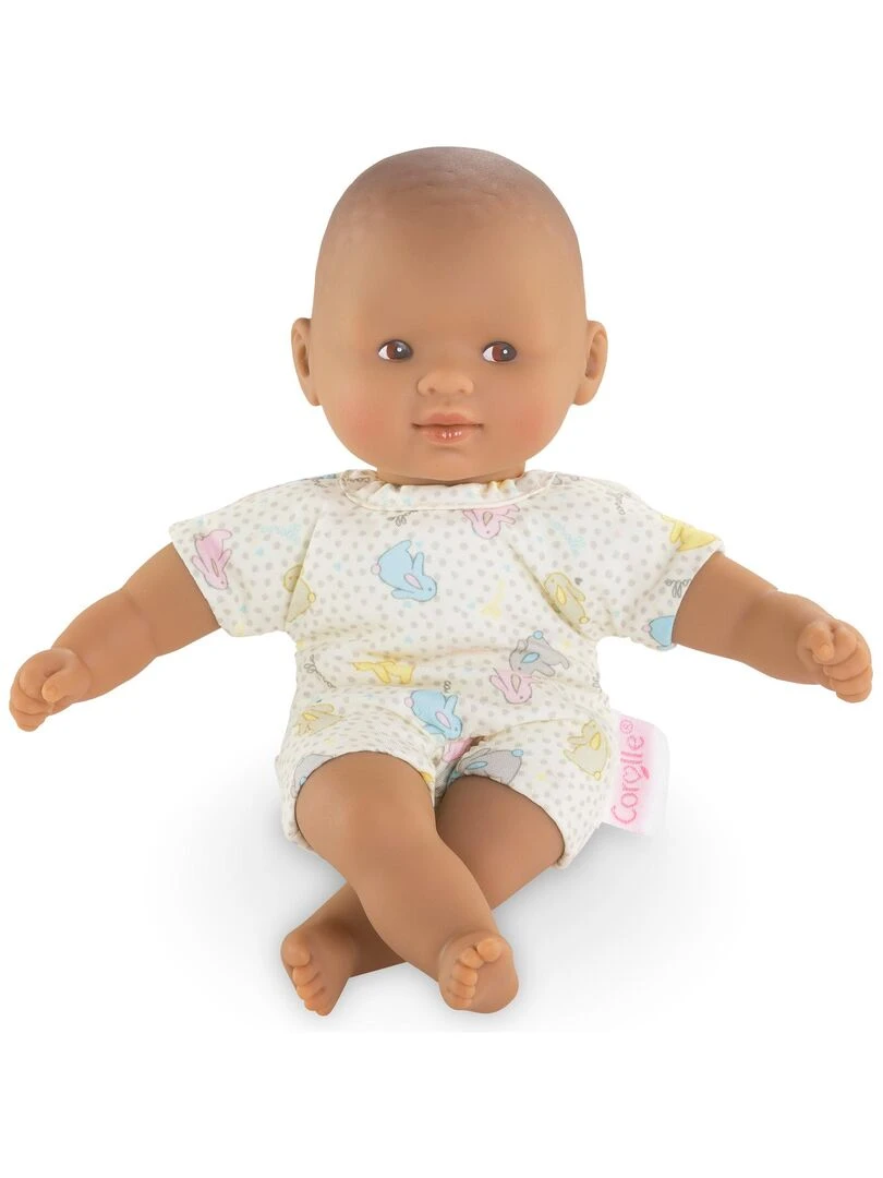 Poupon Mini Calin Lapins Yeux Marron Multicolore