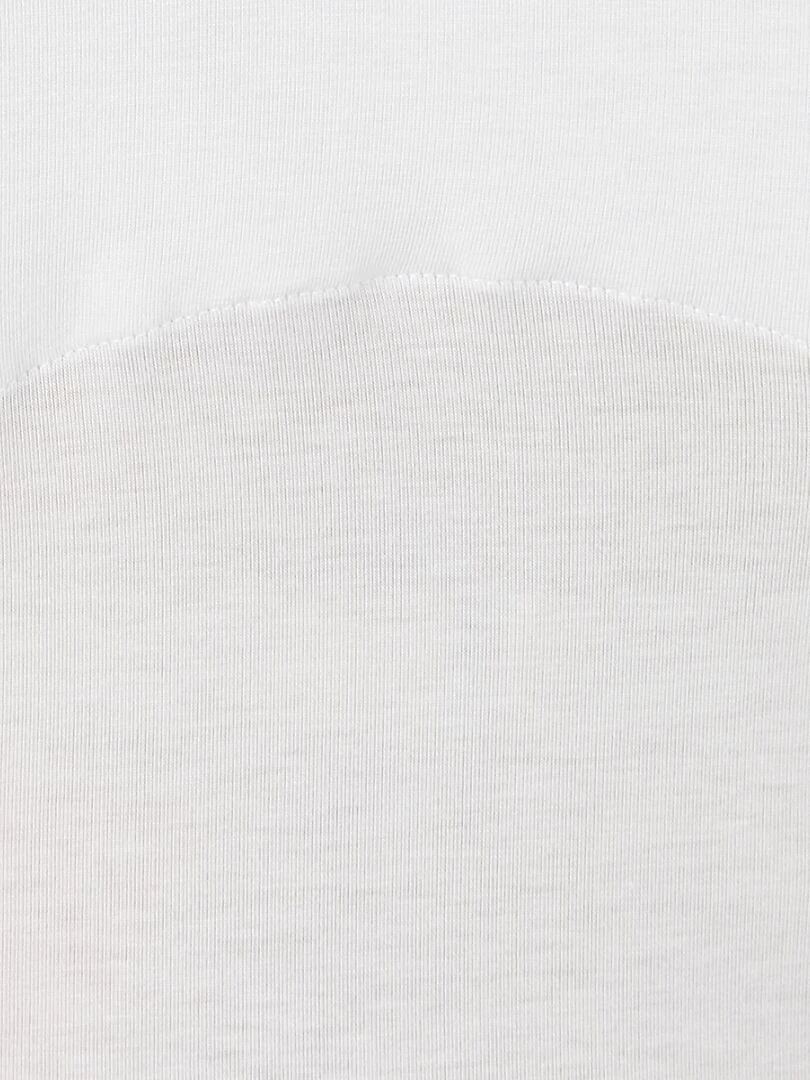 T shirt manches courtes dentelle  effet relaxant Thermolactyl   Damart   Blanc