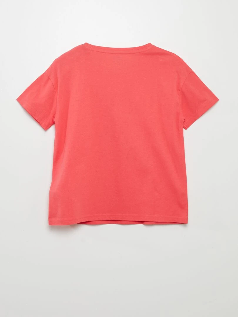 T shirt 'Disney' avec sequins   Rose
