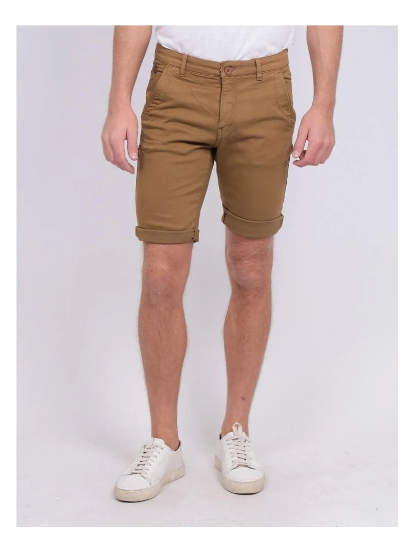 Bermuda chino BAVOLTA Marron glacé