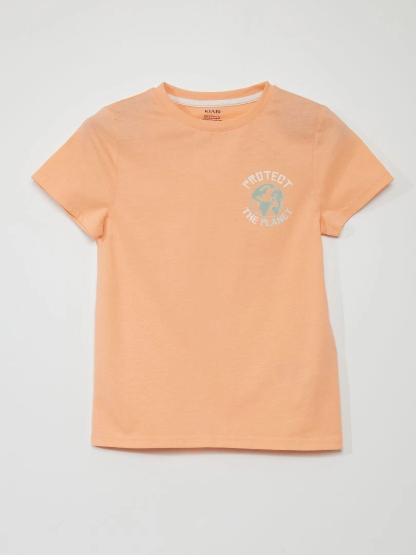 Lot de 3 t shirts en jersey   Bleu/Rose/Blanc