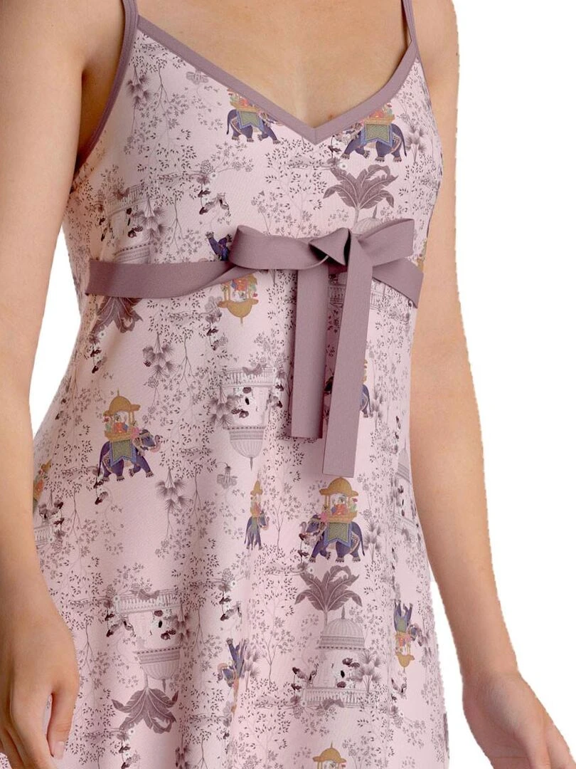 Chemise de nuit courte aux motifs hindoues Ginger   Rose