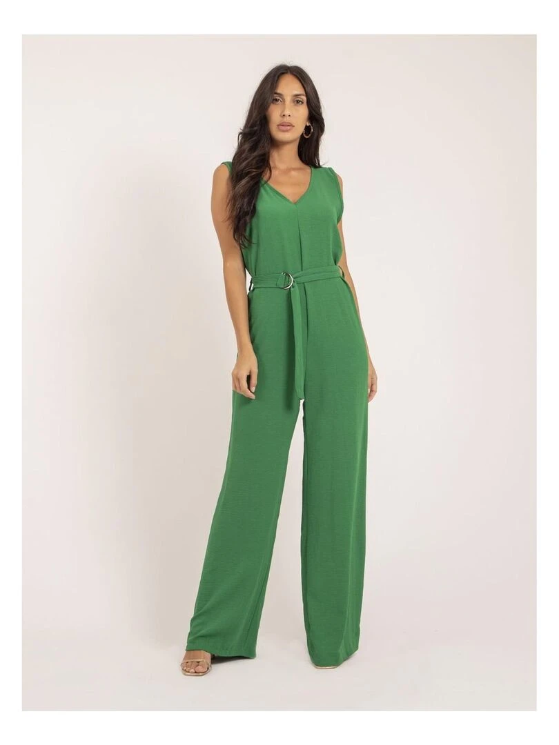 Combi pantalon et ceinture ELEA Vert