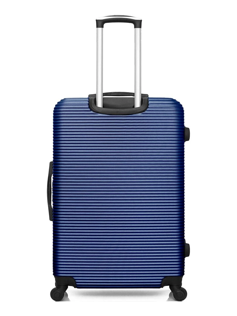 LPB LUGGAGE   VALISE GRAND FORMAT ABS MUNICH 4 ROUES 75 CM   Bleu marine