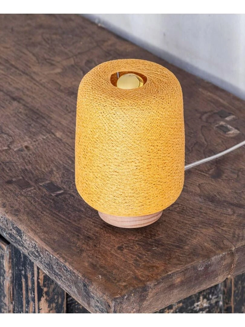 Lampe à poser Madison   Jaune moutarde