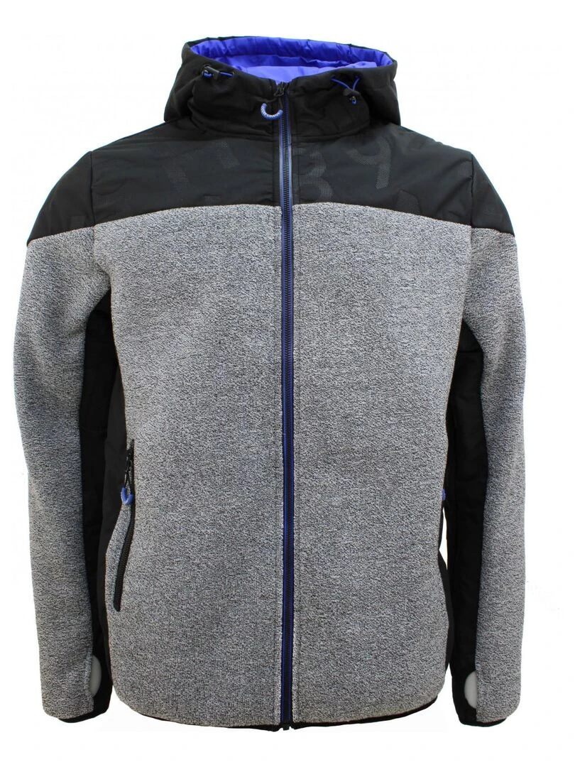 Blouson polaire homme COOPER DEGRE CELSIUS Bleu