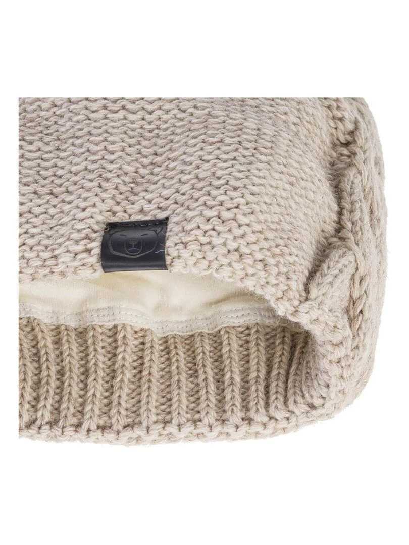 Ensemble Snood Bonnet Moyna Made in UE Beige