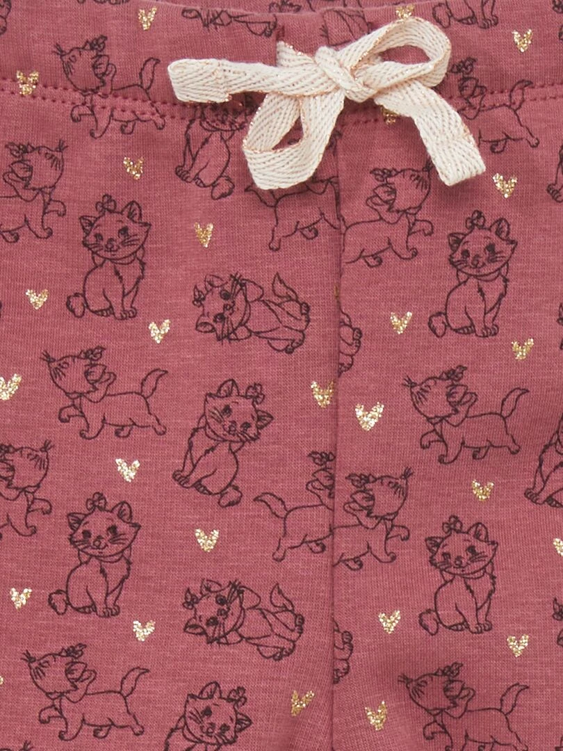 Legging épais 'Disney' 'Marie' Mauve