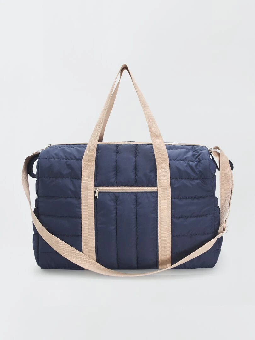 Sac à langer matelassé Bleu