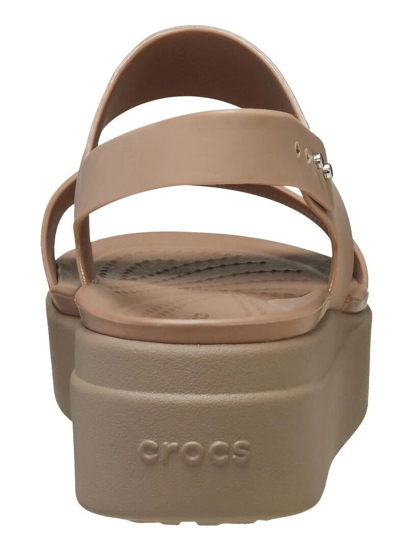 Sandales à bride Crocs Brooklyn low wedge   Marron