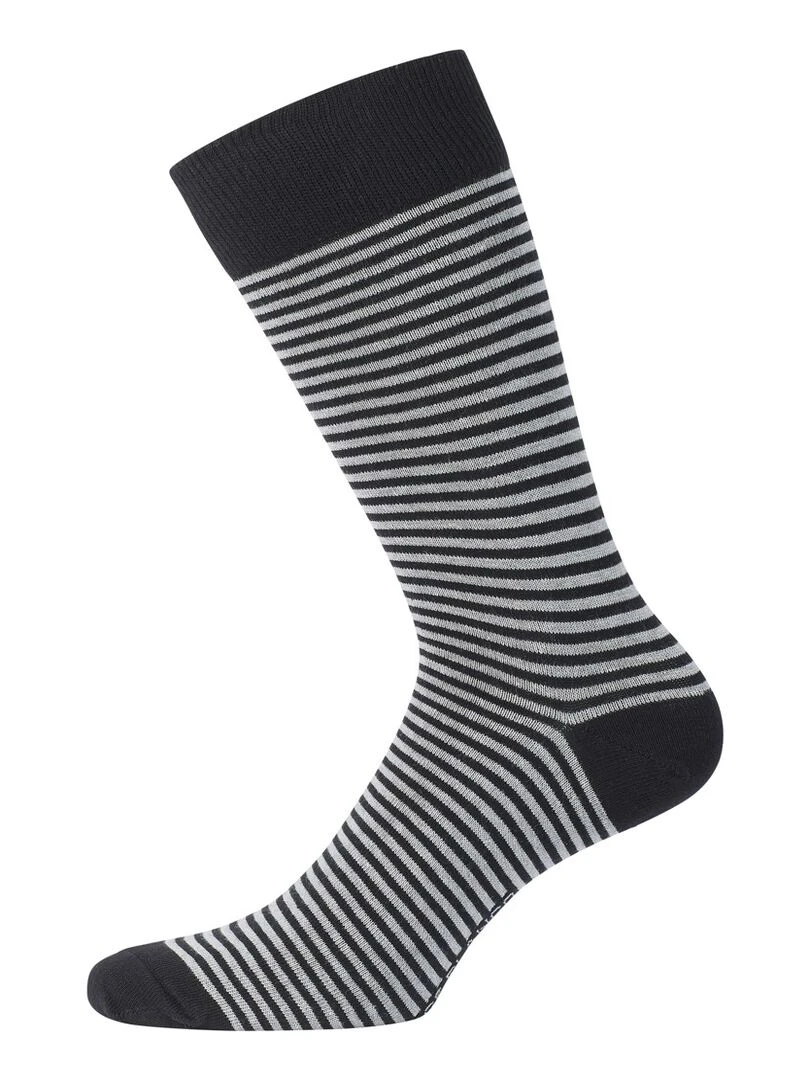 Lot de 6 Paires de Chaussettes de ville coton homme Serge Blanco   Gris Gris