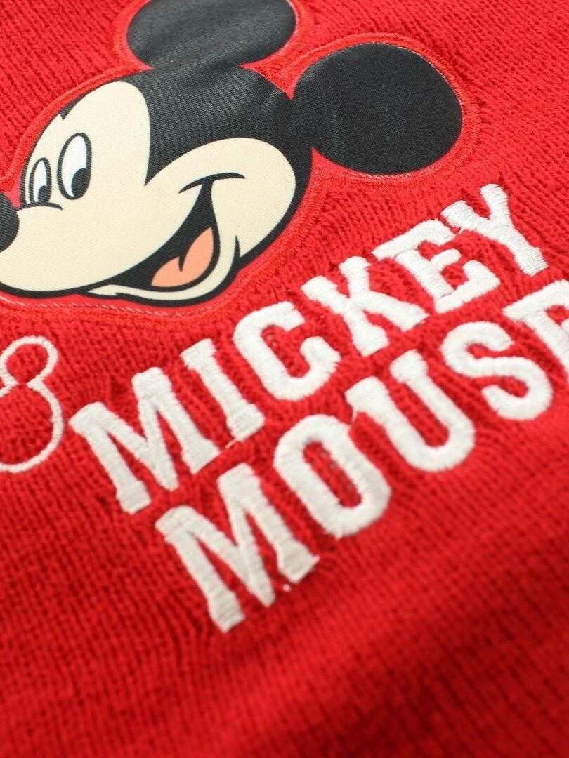 Disney   Bonnet gant snood garçon Imprimé Mickey   Rouge