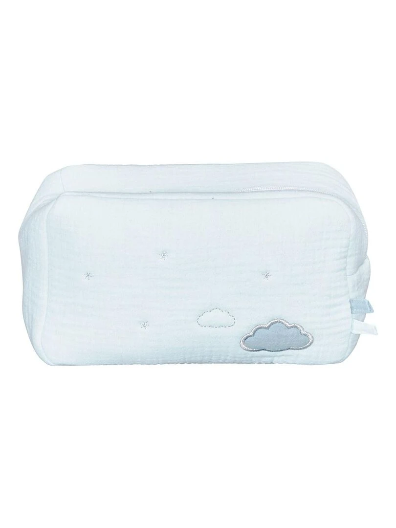 Trousse de toilette en coton Bio SAUTHON Bleu