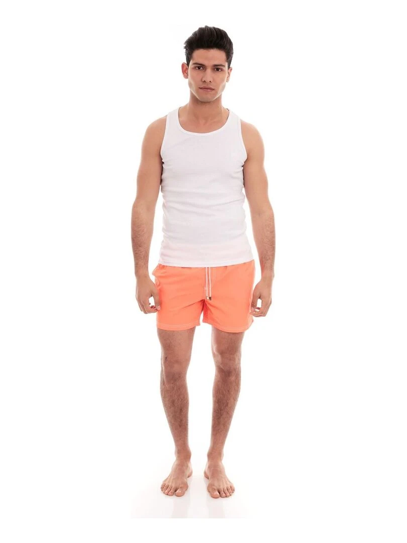 SHORT DE BAIN GARYFLUO   Orange