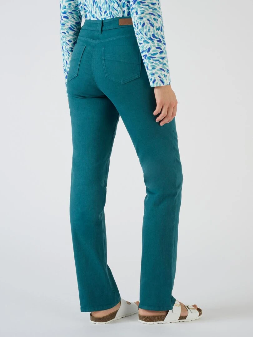 Jean coupe droite Perfect Fit by Damart   Damart   Bleu turquoise
