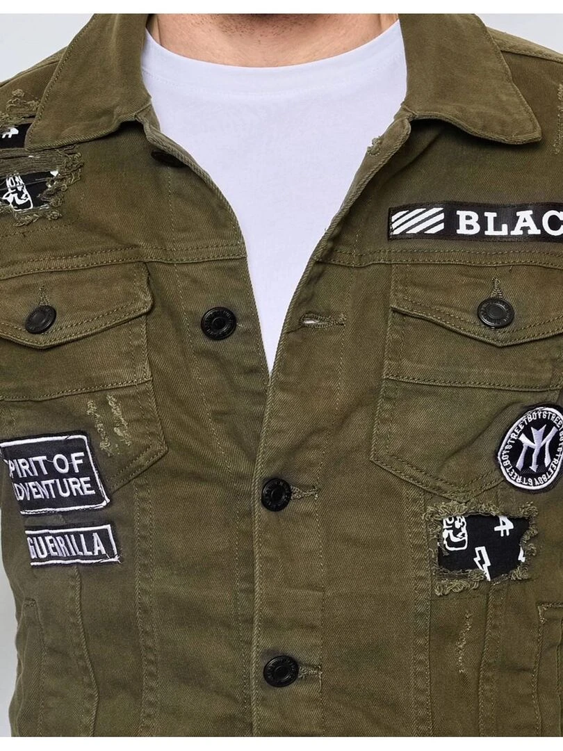 Veste Militaire Kebello   Vert