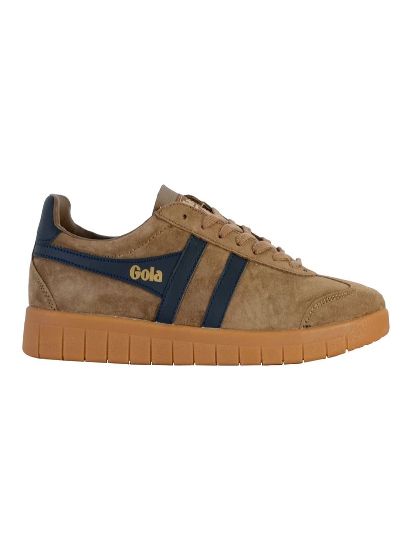 Basket Cuir Gola Hurricane Suede Marron